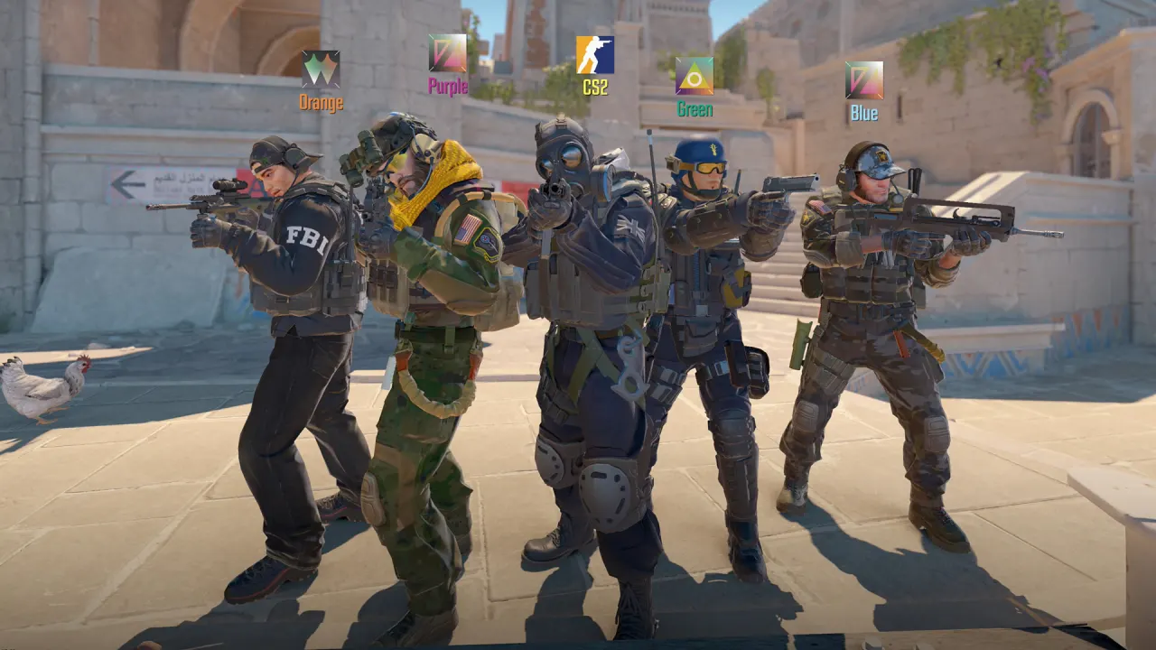 Captura de ecrã oficial de Counter-Strike 2